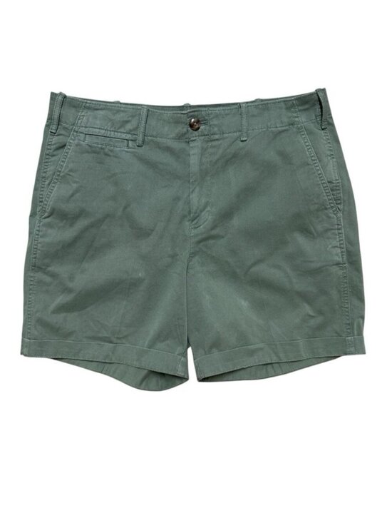 Gap Pants - Gap Shorts Womens 10 Tall Green Chino 5” Inseam Stretch Casual